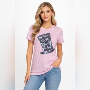 Greatest Showman “A Million Dreams” Pink Holographic Graphic Tee | Size XL